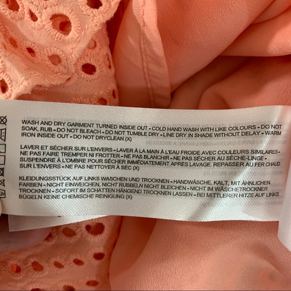 C/MEO Collective Eyelet Ruffle Midi Dress Sherbet - Picture 13 of 14